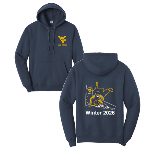 Port and Company Core Fleece Pullover Hooded Sweatshirt -- Navy