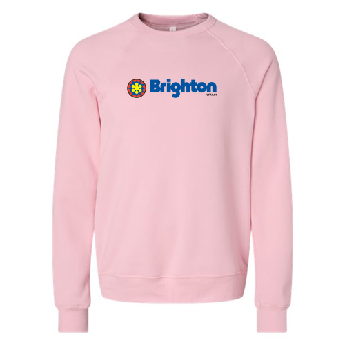 Brighton Logo 1 Full color -- Crewneck Sweatshirt Pink