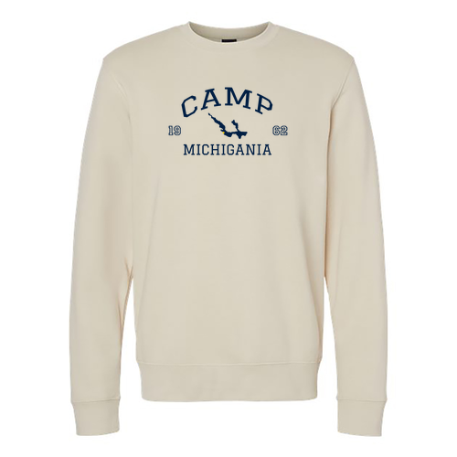 J. America Soft BTB Fleece Crewneck Sweatshirt -- Oyster