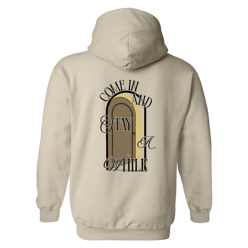 Gildan Heavy Blend Hooded Sweatshirt -- Sand