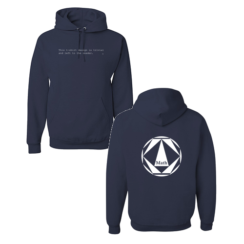 Jerzees 8 oz 50/50 Nublend Adult Hooded Sweatshirt -- J Navy