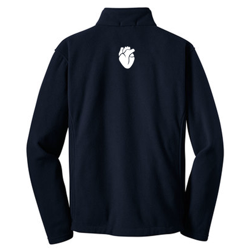 Cardiology Port Authority Fleece Jacket -- True Navy