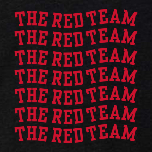 The Red Team Longsleeve Tee -- Black Heather