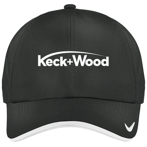 Nike Dri-Fit Perforated Performance Cap -- Black / White