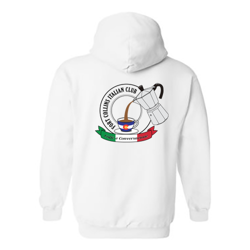 50/50 Cotton/Poly Hoodies -- White