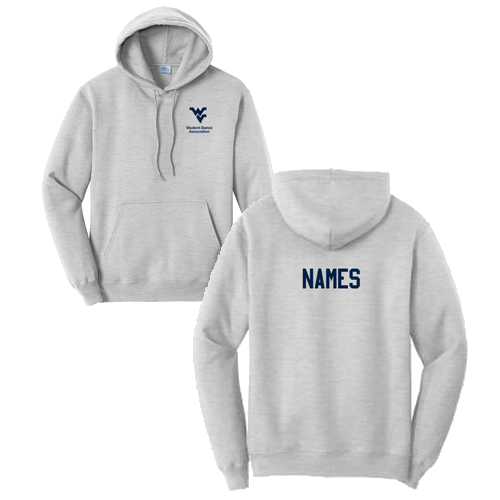 Port and Company Core Fleece Pullover Hooded Sweatshirt -- Ash