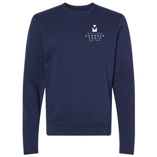 J. America BTB Fleece Crew -- True Navy