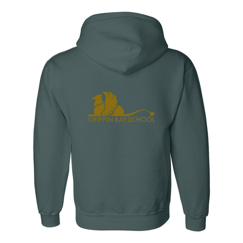 Gildan Adult Dryblend Adult Hooded Sweatshirt -- Forest Green