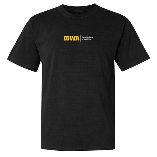 Embroidered CCOM Logo Comfort Colors Unisex Garment-Dyed Heavyweight T-Shirt -- Black