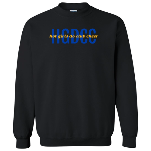 Gildan Heavy Blend Crew Neck Sweatshirt -- Black