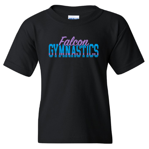 Falcon Gymnastics Youth T-Shirt -- Black