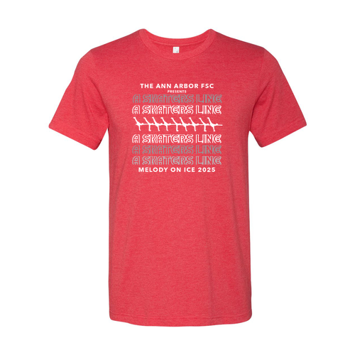 Mens/Unisex Bella Canvas Soft Fitted Heather CVC Tee -- Heather Red