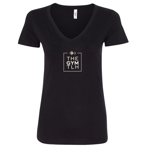 Next Level Ladies Ideal V-Neck Tee -- Black