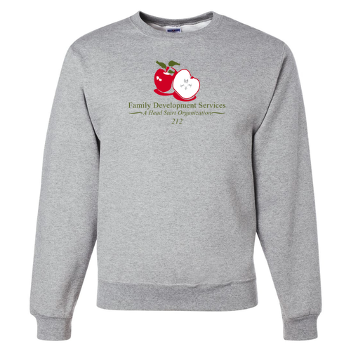 Jerzees 8 Oz., 50/50 Nublend Fleece Crew -- Athletic Heather