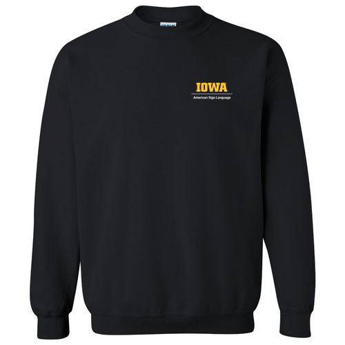 Gildan Heavy Blend Crew Neck Sweatshirt -- Black