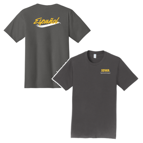 Español Port and Company Fan Favorite Tee -- Charcoal
