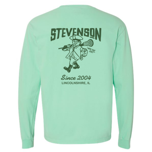 Comfort Colors Patriot Long Sleeve Tee -- Island Reef