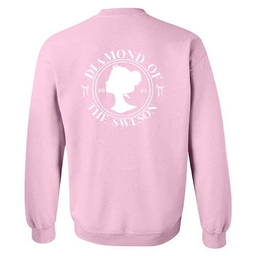 Gildan Heavy Blend Crew Neck Sweatshirt -- Light Pink