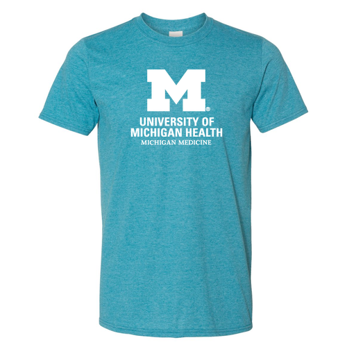 Gildan SoftStyle Fitted T-Shirt -- Heather Galapagos Blue