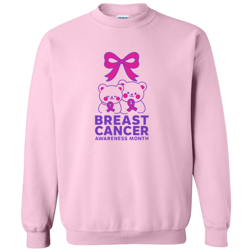 Gildan Heavy Blend Crew Neck Sweatshirt -- Light Pink