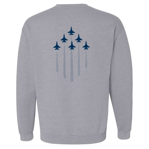 Gildan Heavy Blend Crew Neck Sweatshirt -- Sport Grey