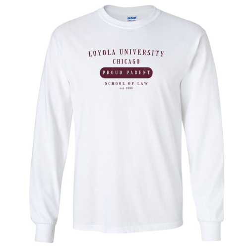 Class of '26 Proud Parents Long sleeve -- White