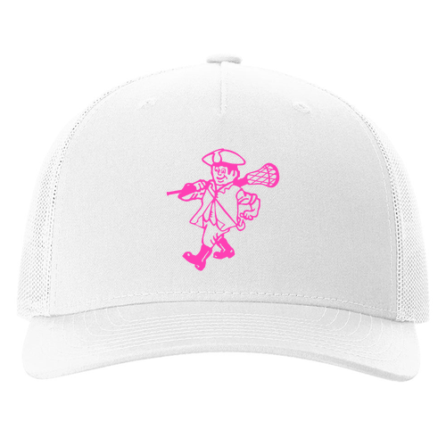 Richardson Five Panel Trucker Cap -- White