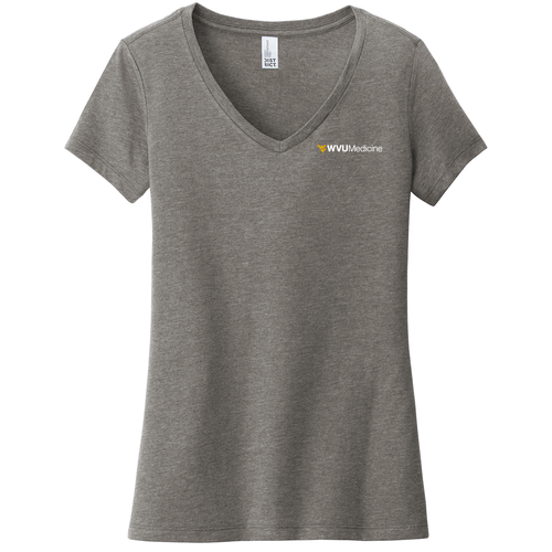 District Women's Very Important Tee  V-Neck -- Grey Frost