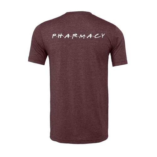 Mens/Unisex Bella Canvas Soft Fitted Heather T-Shirt -- Heather Maroon