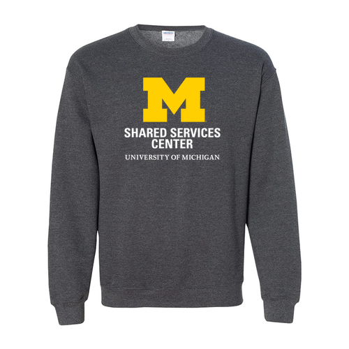 Heavy Blend Crew Neck Sweatshirt -- Dark Heather