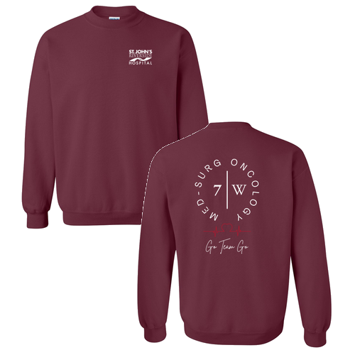 Gildan Heavy Blend Crew Neck Sweatshirt -- Maroon