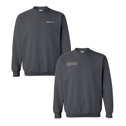Gildan Heavy Blend Crew Neck Sweatshirt -- Charcoal