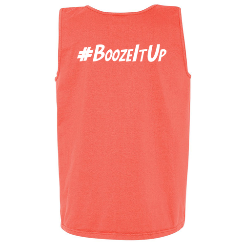 Comfort Colors Adult Garment-Dyed Heavyweight Tank Top -- Neon Red Orange