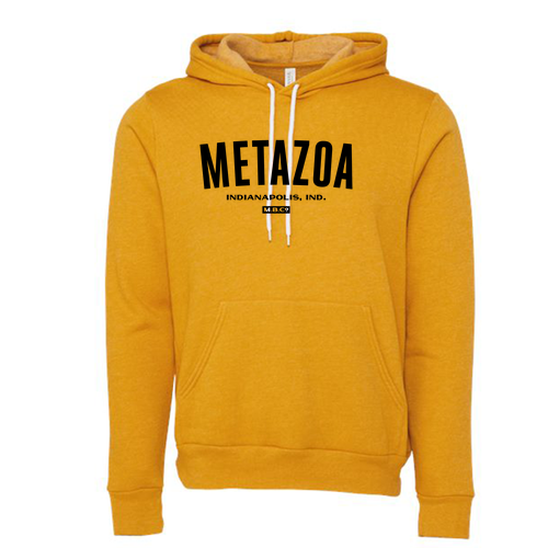 BELLA + CANVAS Sponge Fleece Hoodie -- Heather Mustard
