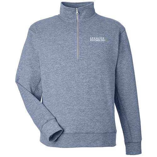 J America Electric Fleece 1/4 Zip -- Electric Midnight