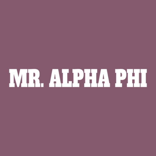 Mr. Alpha Phi Berry Cotton Tee
