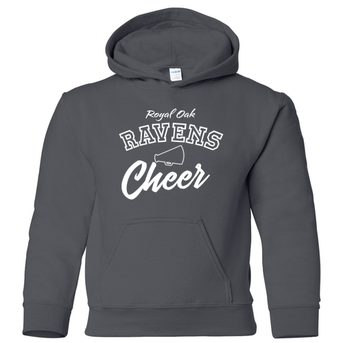 Gildan Heavy Blend Youth Hooded Sweatshirt -- Charcoal