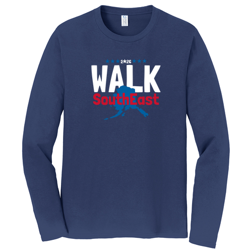 Port & Co Fan Favorite Long Sleeve Tee -- Team Navy