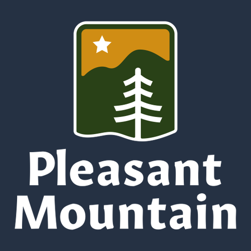 Pleasant Mountain Logo 1 Full color -- Pullover Hooded Sweatshirt Navy