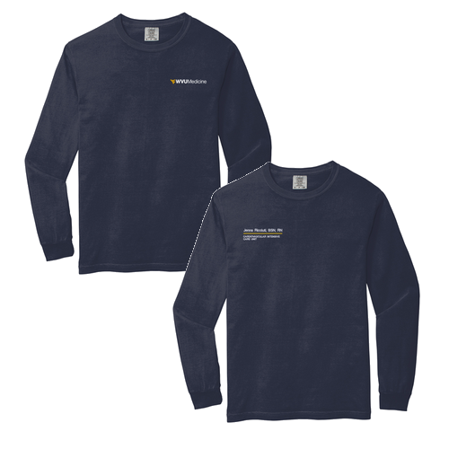 Comfort Colors Ringspun Long Sleeve Tee -- Navy