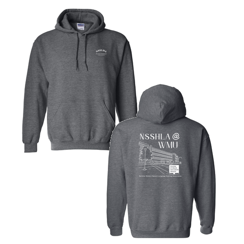 NSSLHA @ WMU Gildan Heavy Blend Hooded Sweatshirt -- Dark Heather