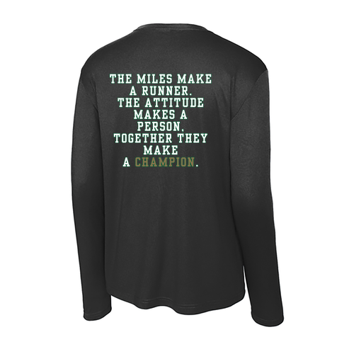 Sport Tek Long Sleeve Competitor -- Black