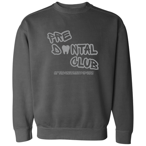 Comfort Colors Unisex Garment-Dyed Tooth Crewneck Sweatshirt -- Pepper
