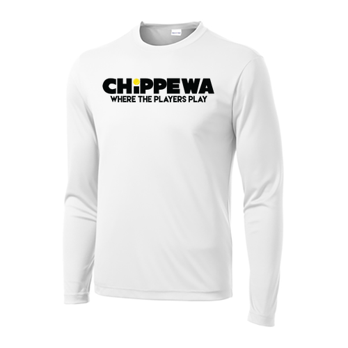 Sport Tek Long Sleeve Wicking Competitor -- White