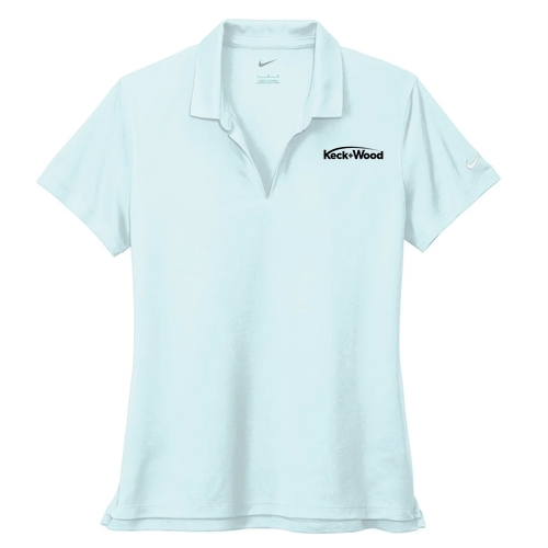 Nike Ladies Dri-Fit Micro Pique 2.0 Polo -- Blue Tint