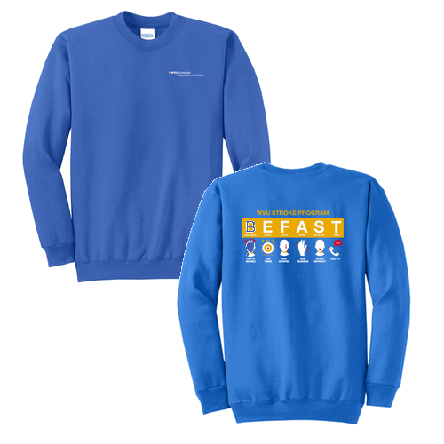 Port and Company Classic Crewneck Sweatshirt -- Royal