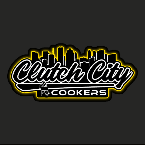 Clutch City Cookers Tultex Unisex Premium Cotton Blend T-Shirt -- Black