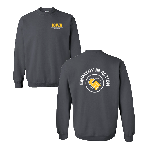 Gildan Heavy Blend Crew Neck Sweatshirt -- Charcoal