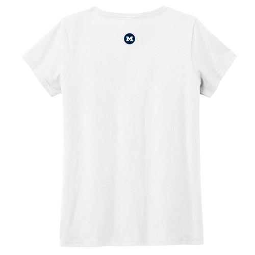 Team 102 Ladies District Women's The Concert Tee V-Neck -- White