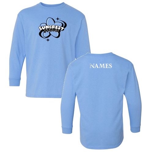 Gildan Youth Heavy Cotton Longsleeve -- Carolina Blue